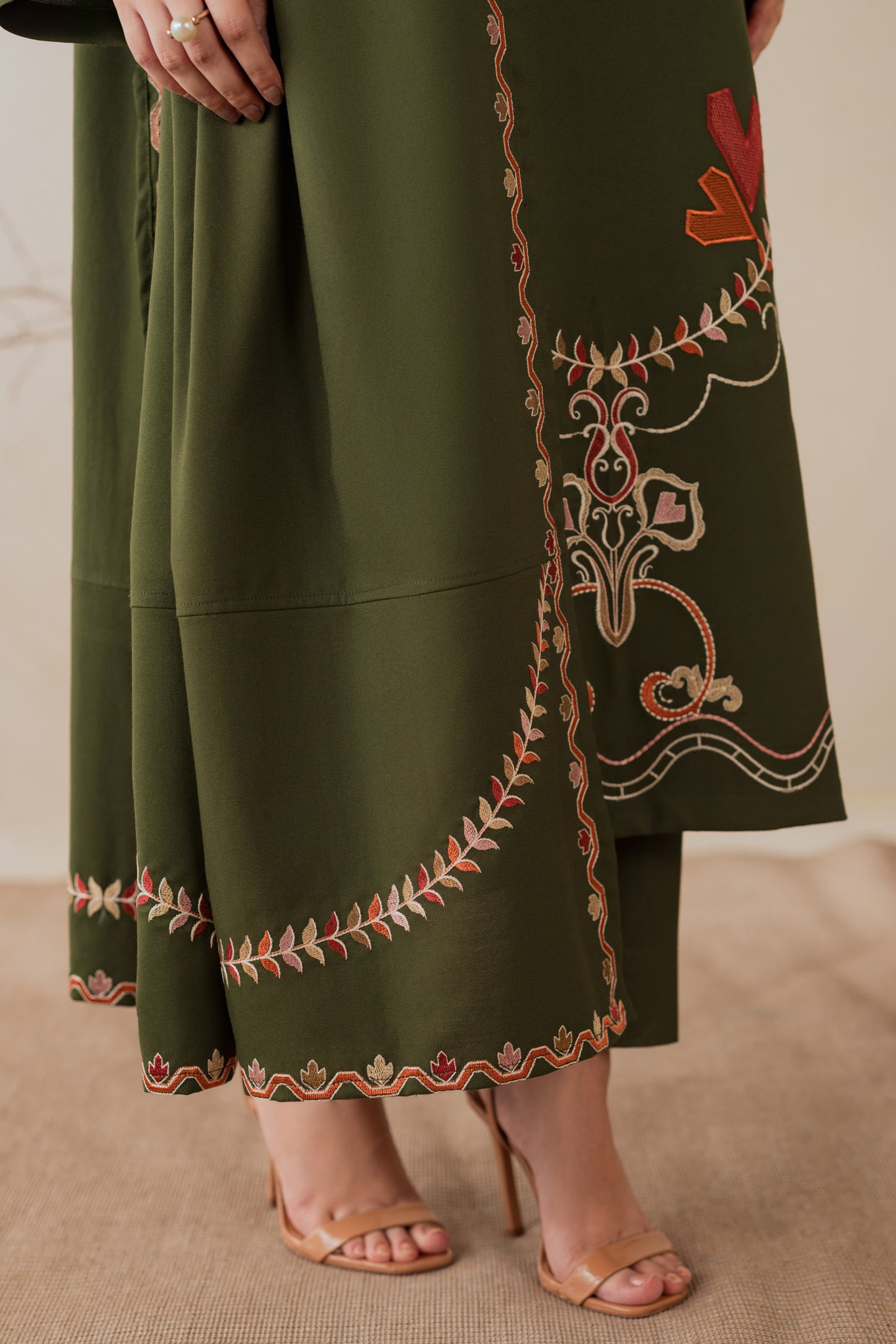 Sanjh - 3pc with Shawl