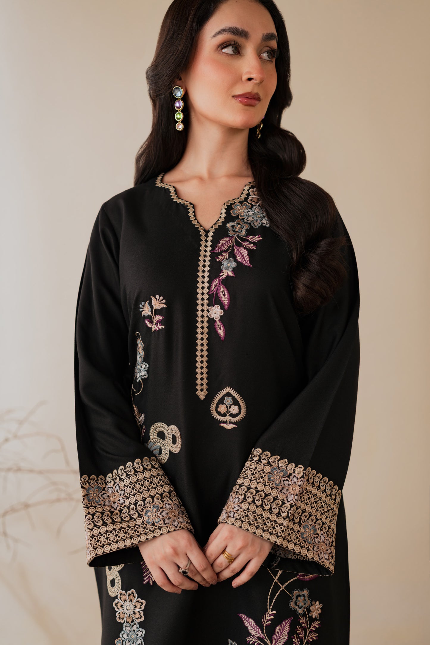 Rabeel - 3pc with Shawl