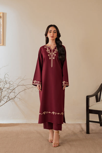 Mushk - 3pc with Shawl