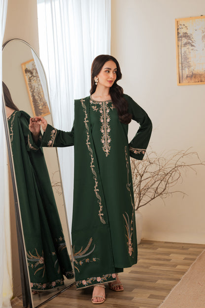 Mehru - 3pc with Shawl