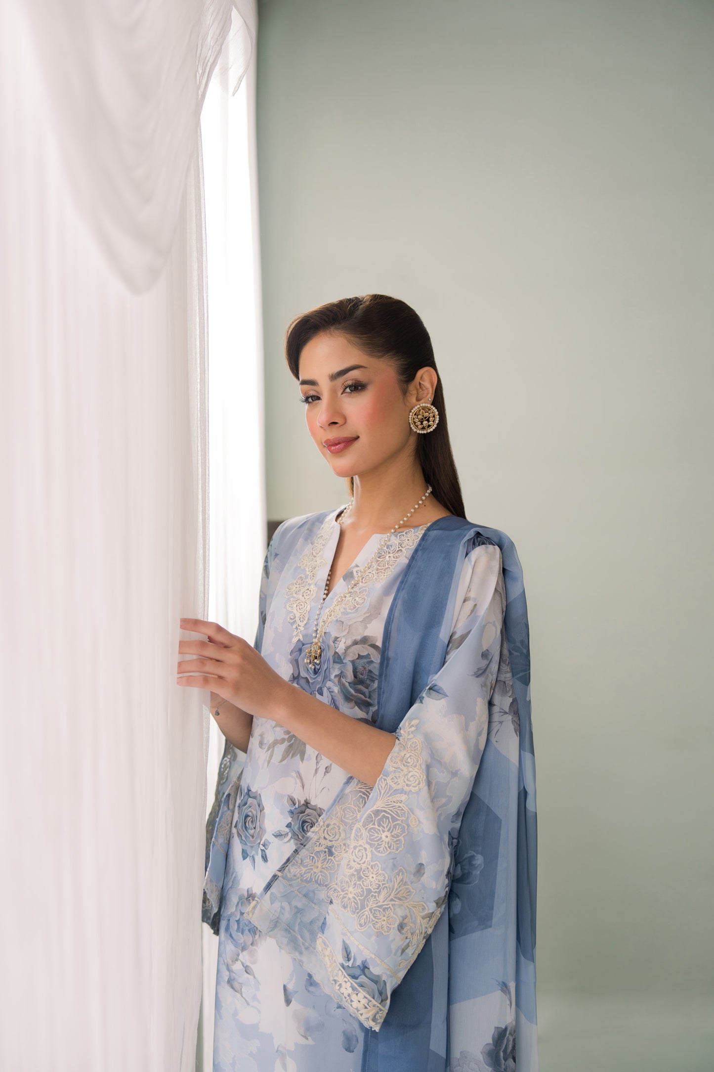Floriana Blue - 2pc
