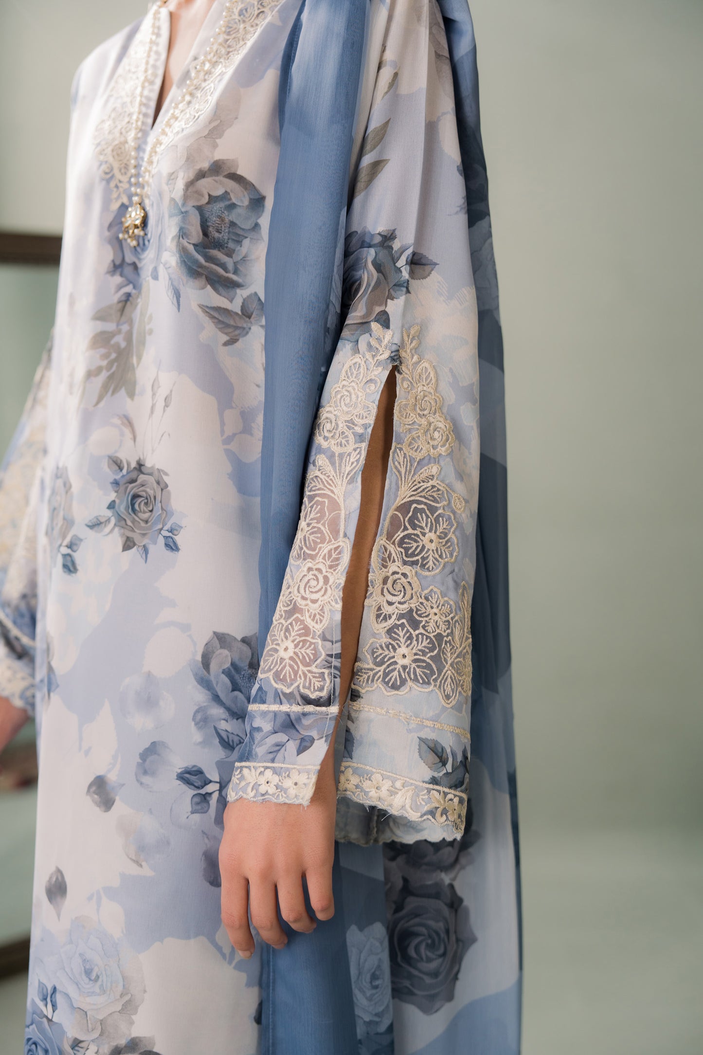 Floriana Blue - 2pc